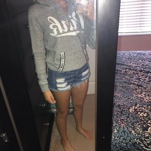 PINK quarter zip hoodie